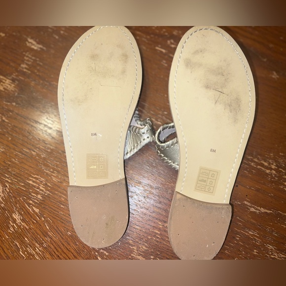 Jack Rogers Gold Sandals Size 8 - Picture 8 of 8